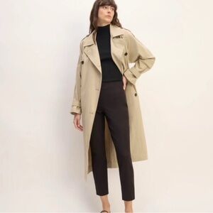 Everlane Bi-Stretch Work Pant/Trousers/Pencil Pant in Black